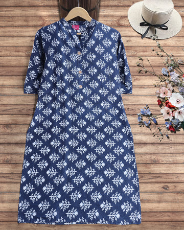 Navy blue colour Top & palazzo set