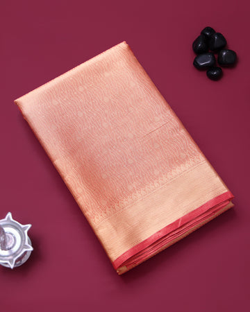 Light Pink Color Tissue Saree