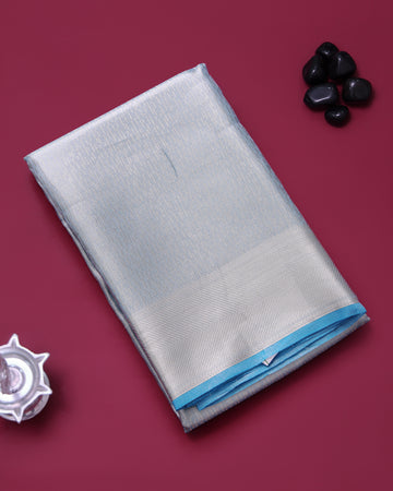 Light Grey Color Tissue Saree