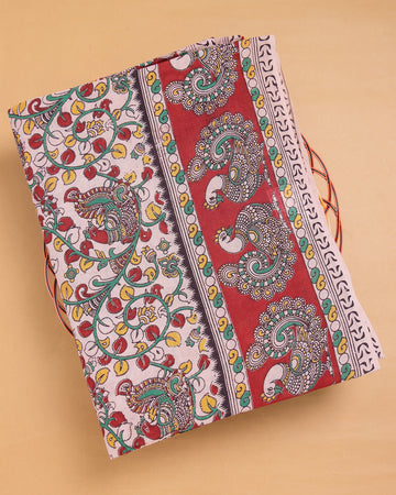 Off White Color Kalamkari Cotton Saree