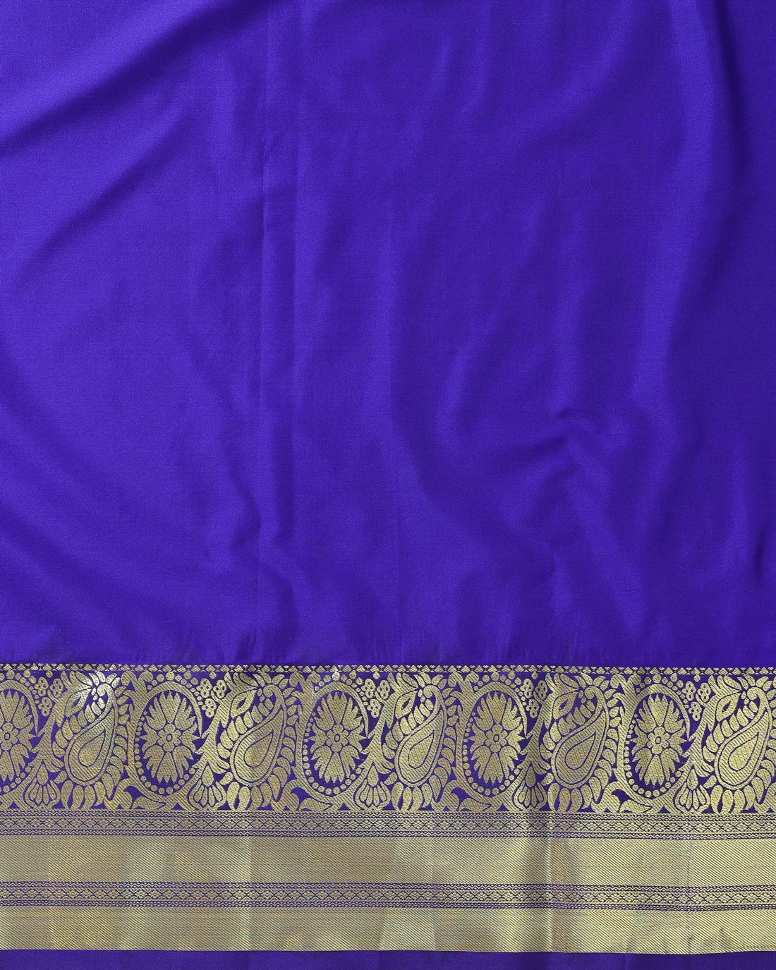 Exquisite Kanchipuram Pattu Pavadai Material with Zari Border - Maroon