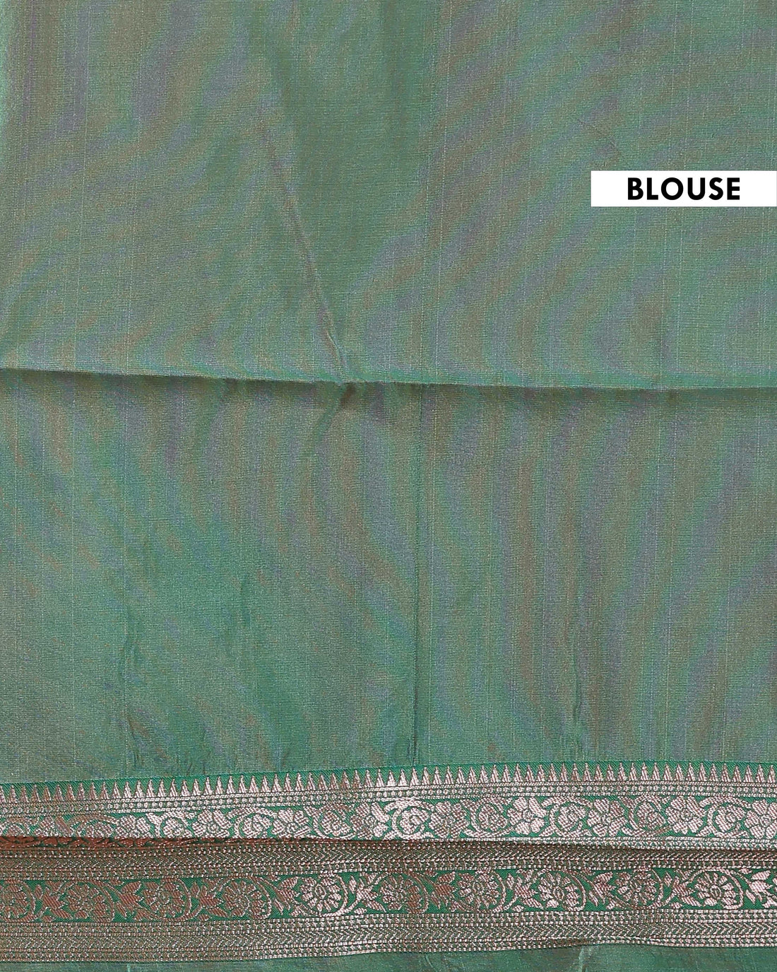 Traditional Woven Rainbow Cotton Saree with Subtle Zari Accents - Peach