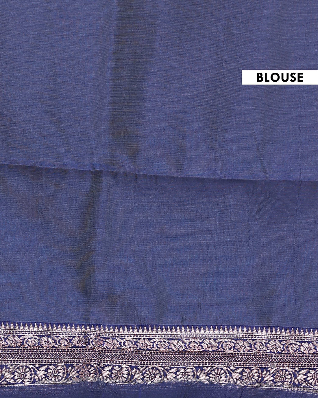 Traditional Woven Rainbow Cotton Saree with Subtle Zari Accents - Blue