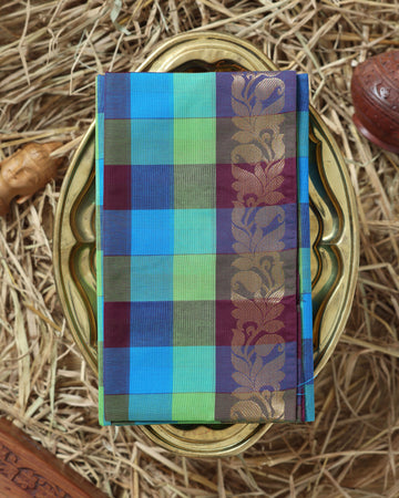 Multi Color Handloom Saree