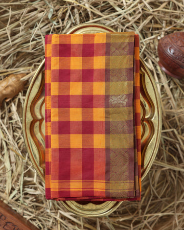 Multi Color Handloom Saree