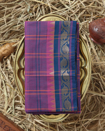 Purple Color Handloom Saree