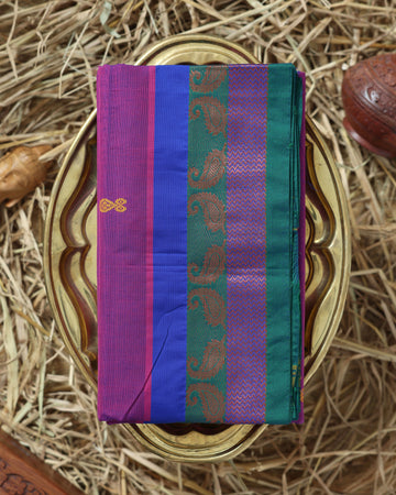 Purple Color Handloom Saree