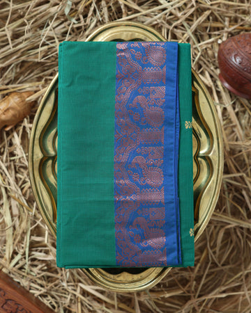 Green Color Handloom Saree