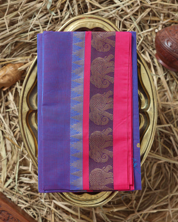 Lavender Color Handloom Saree