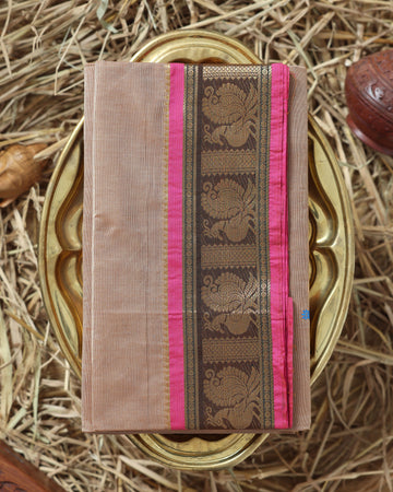 Brown Color Handloom Saree