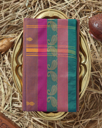 Double Shade Color Handloom Saree