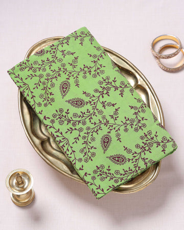 Green Color Sungudi Cotton Saree