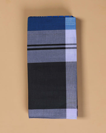 Nandu Brand Men's Premium Cotton Striped Lungi Stitched - Multi