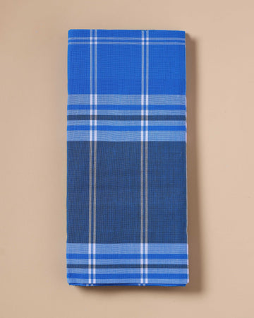 999 Brand Men's Premium Cotton Checked Lungi Stitched - Multi