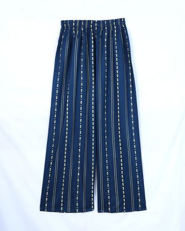 Blue Striped Womens Palazzo