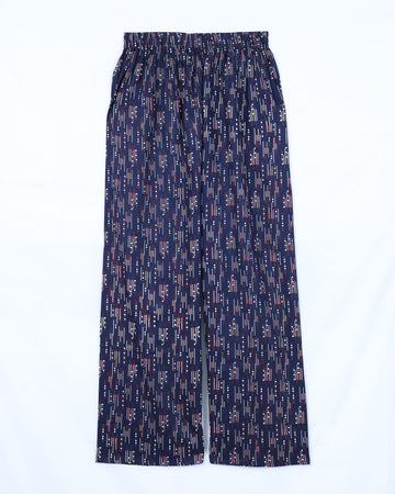 Blue Striped Womens Palazzo