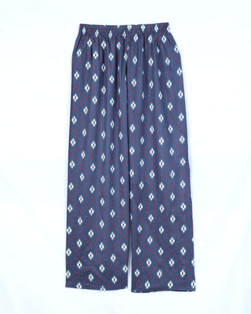 Blue Printed Womens Palazzo