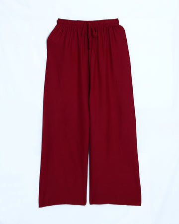 Maroon Colour Womens Palazzo