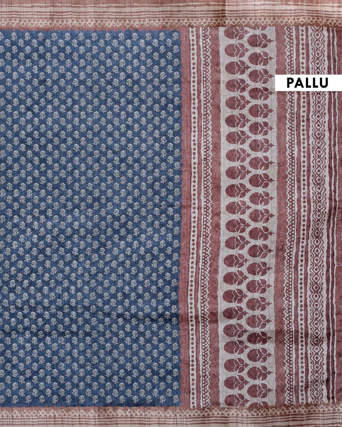 Grey Colour Art Silk Saree with Small Floral Buti Weave and Black Border