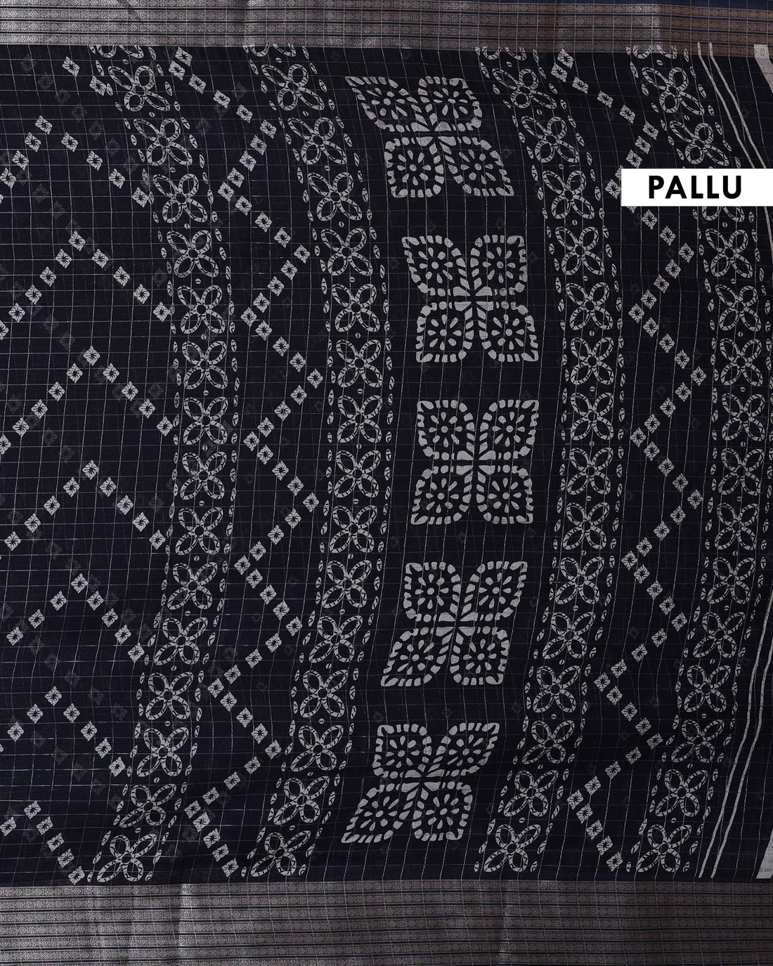 Elegant Dola Silk Saree with Bandhani Print Saree - Black