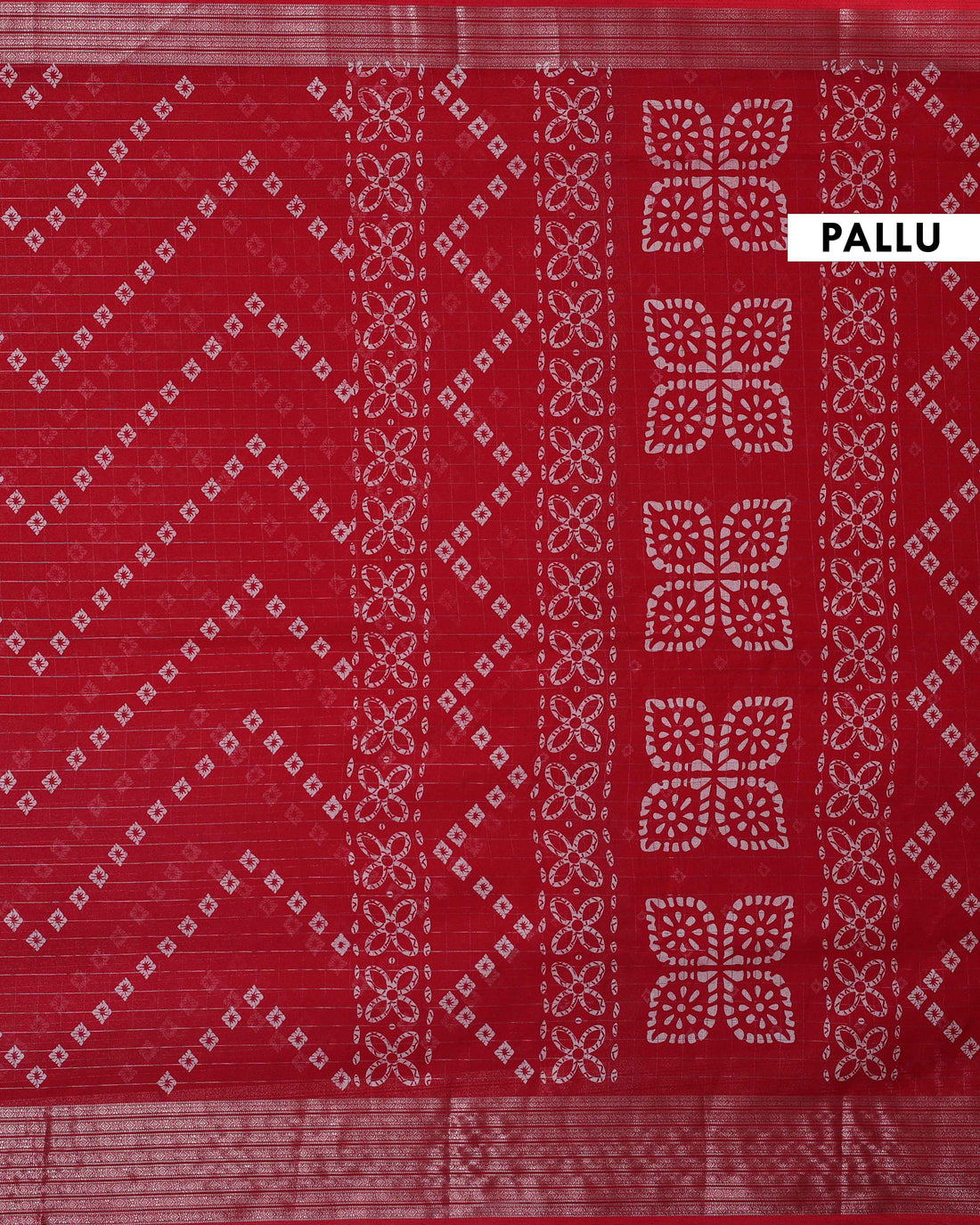 Elegant Dola Silk Saree with Bandhani Print Saree - Red