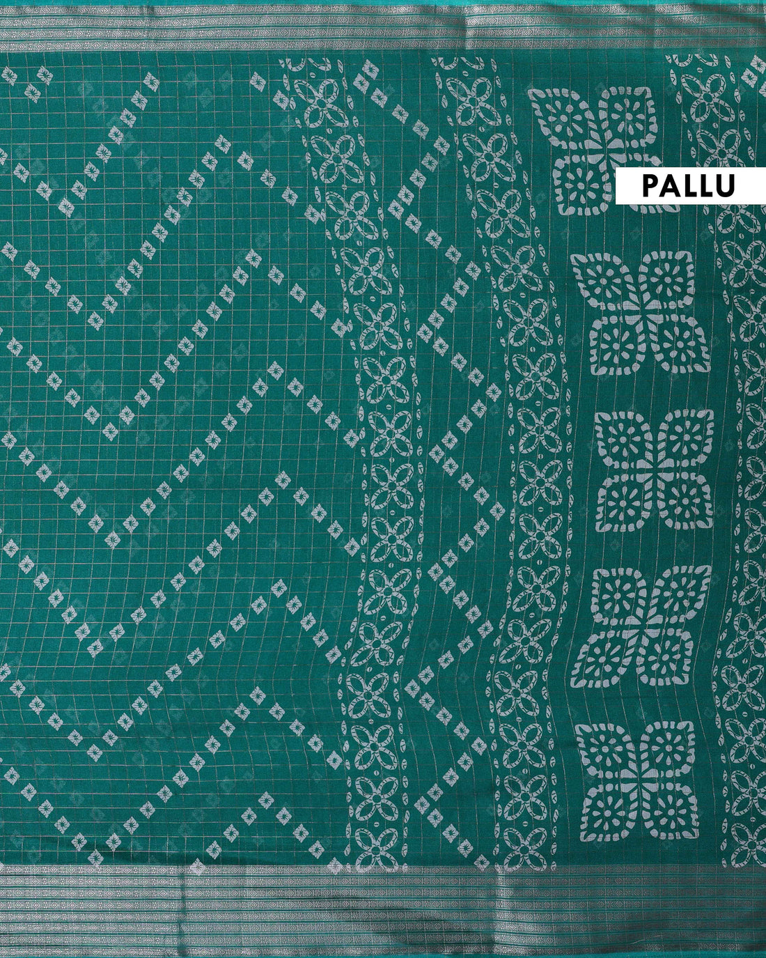 Elegant Dola Silk Saree with Bandhani Print Saree - Green