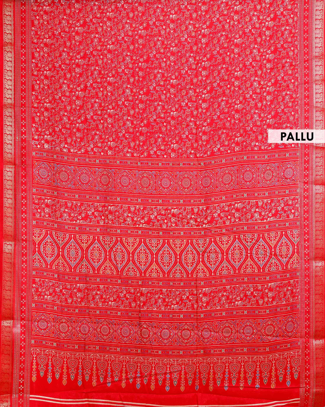 Elegant Art Silk Saree with Intricate Zari Weaving and Traditional Motifs - Red
