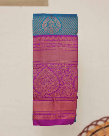 Premium Silk Saree - Blue
