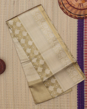 Gold Colour Tissue Saree