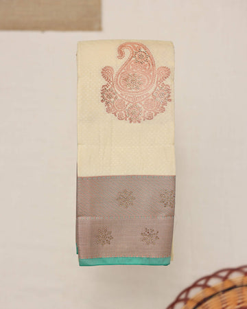Premium Silk Saree - Sandal