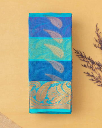 Multi Color Silk Cotton Saree