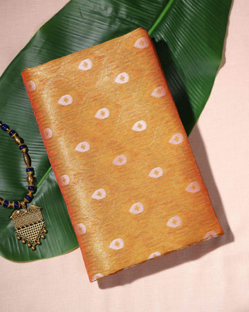 Mustard Color Art Silk Saree