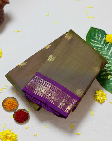 Green Colour Kanchipuram Pure Silk Saree