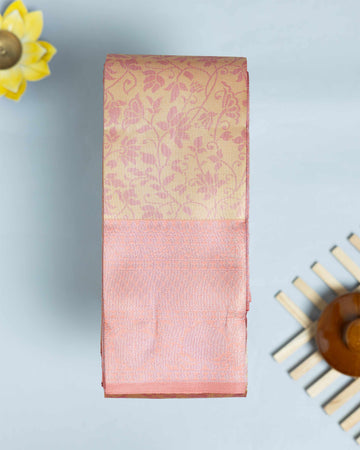 Sandal Color Elampillai Silk Cotton Sarees
