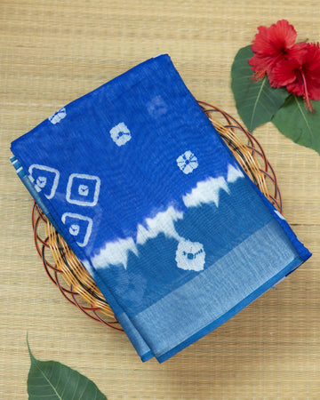Blue Colour Cotton Saree