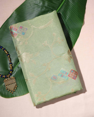Green Color Art Silk Saree