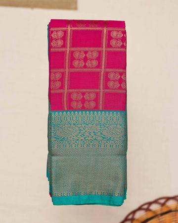 Premium Silk Saree - Magenta