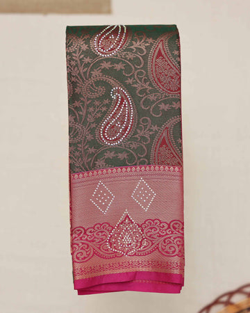 Premium Silk Saree - Green