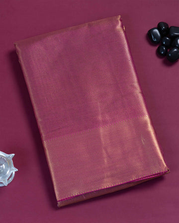 Dark Pink Color Tissue Saree
