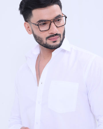 White Full Sleeve Shirt