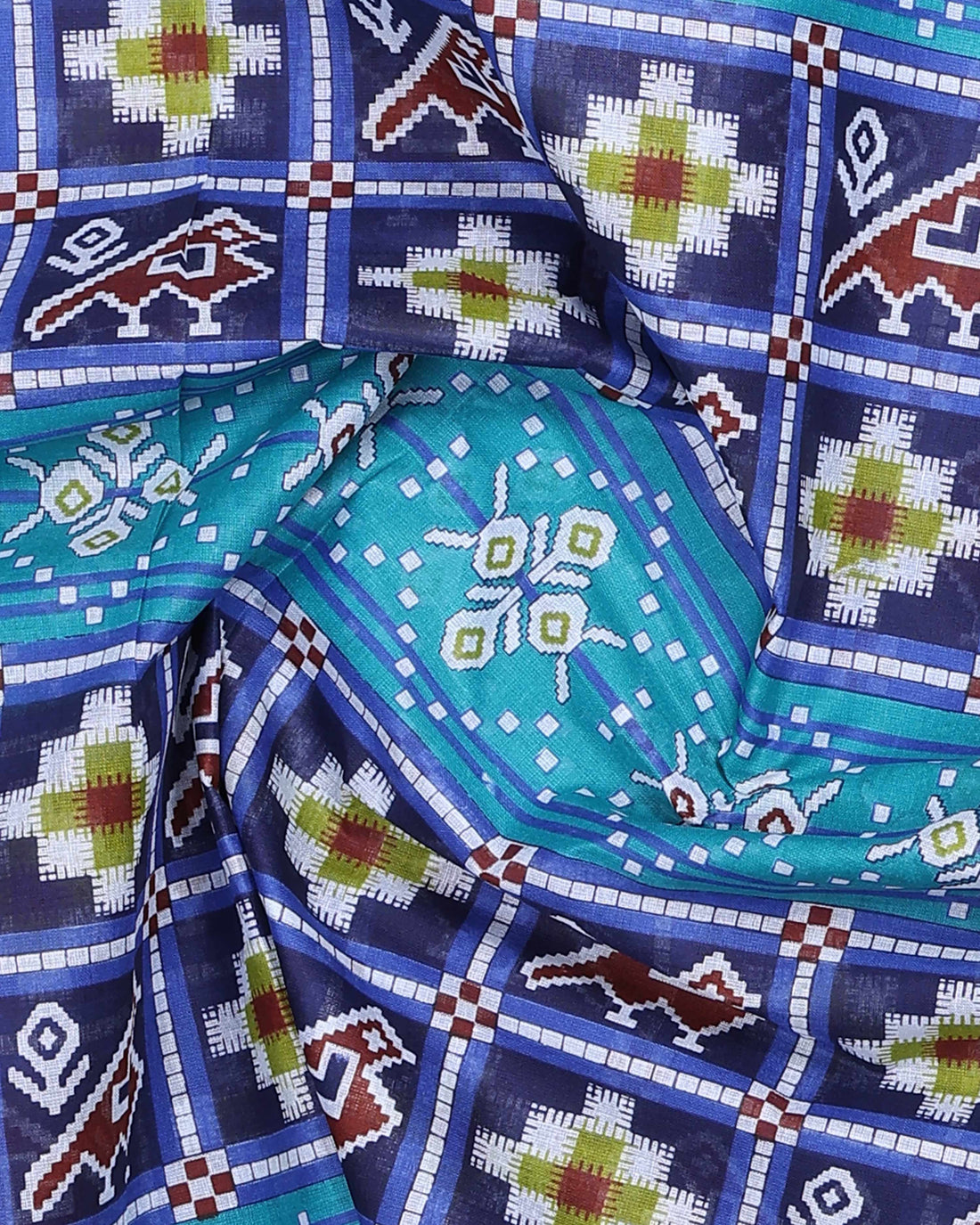 Graceful Voile Saree in Lightweight Finish - Multi