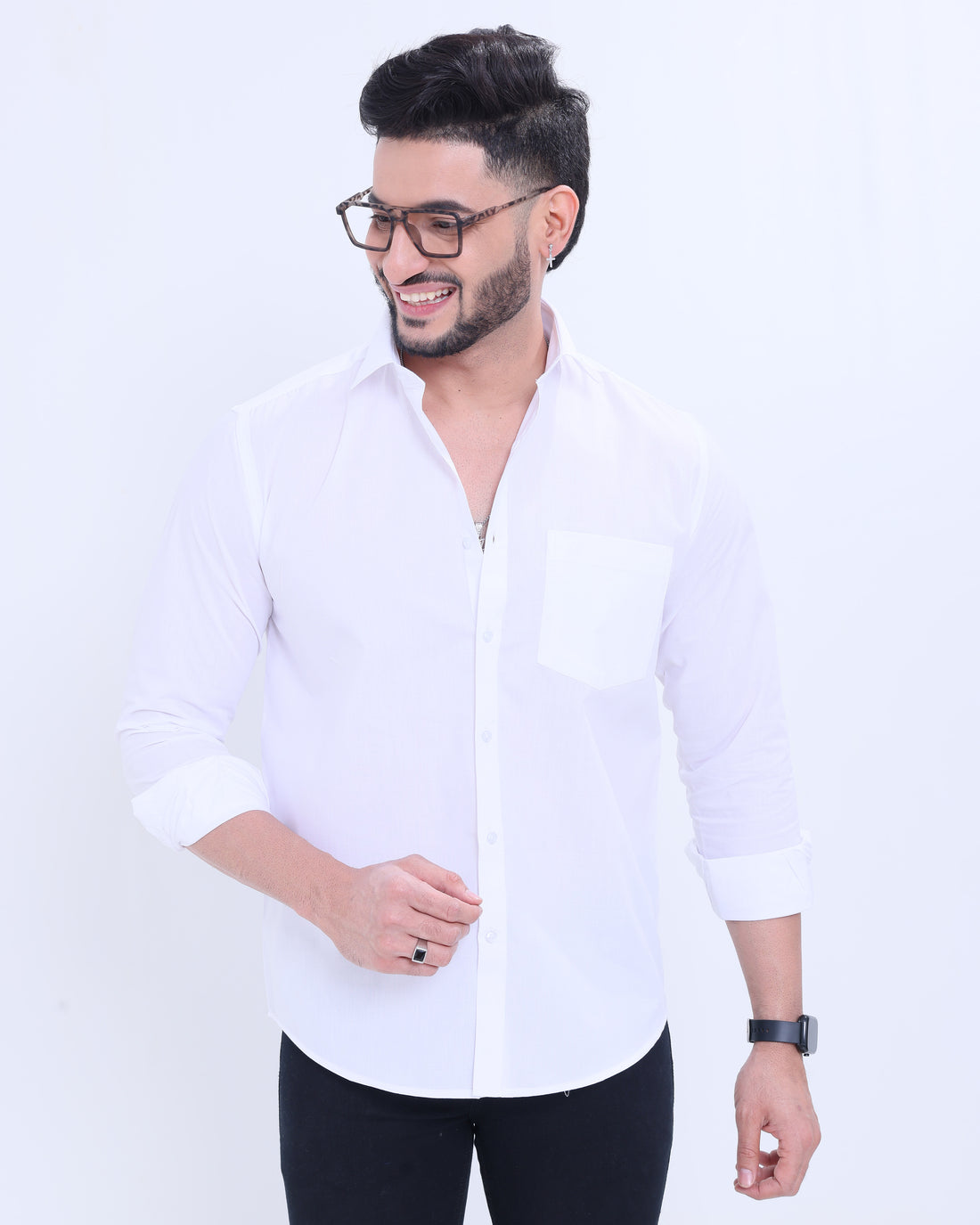 White Full Sleeve Shirt