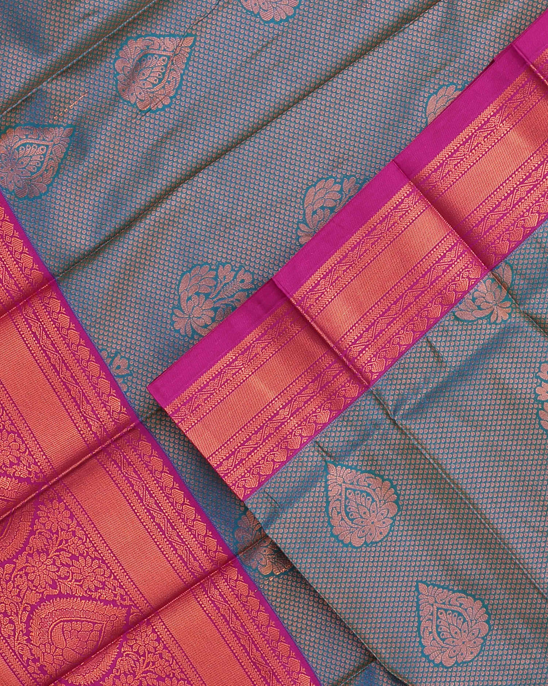 Premium Silk Saree - Blue
