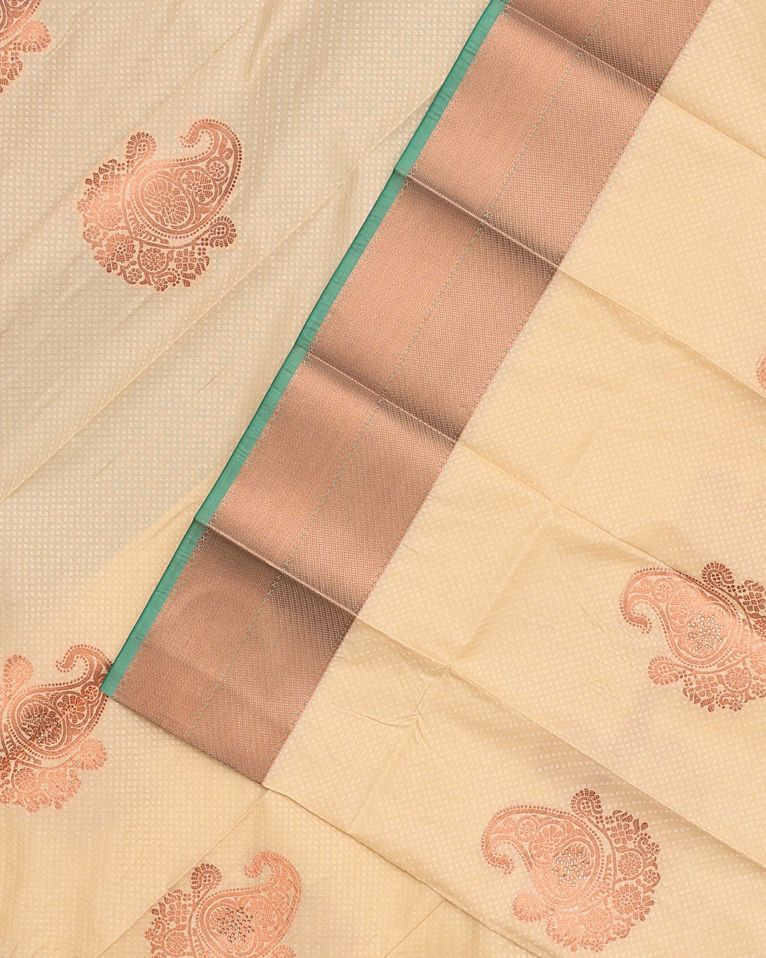 Premium Silk Saree - Sandal