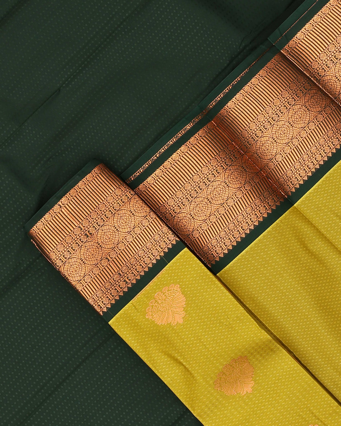 Premium Silk Saree - Green