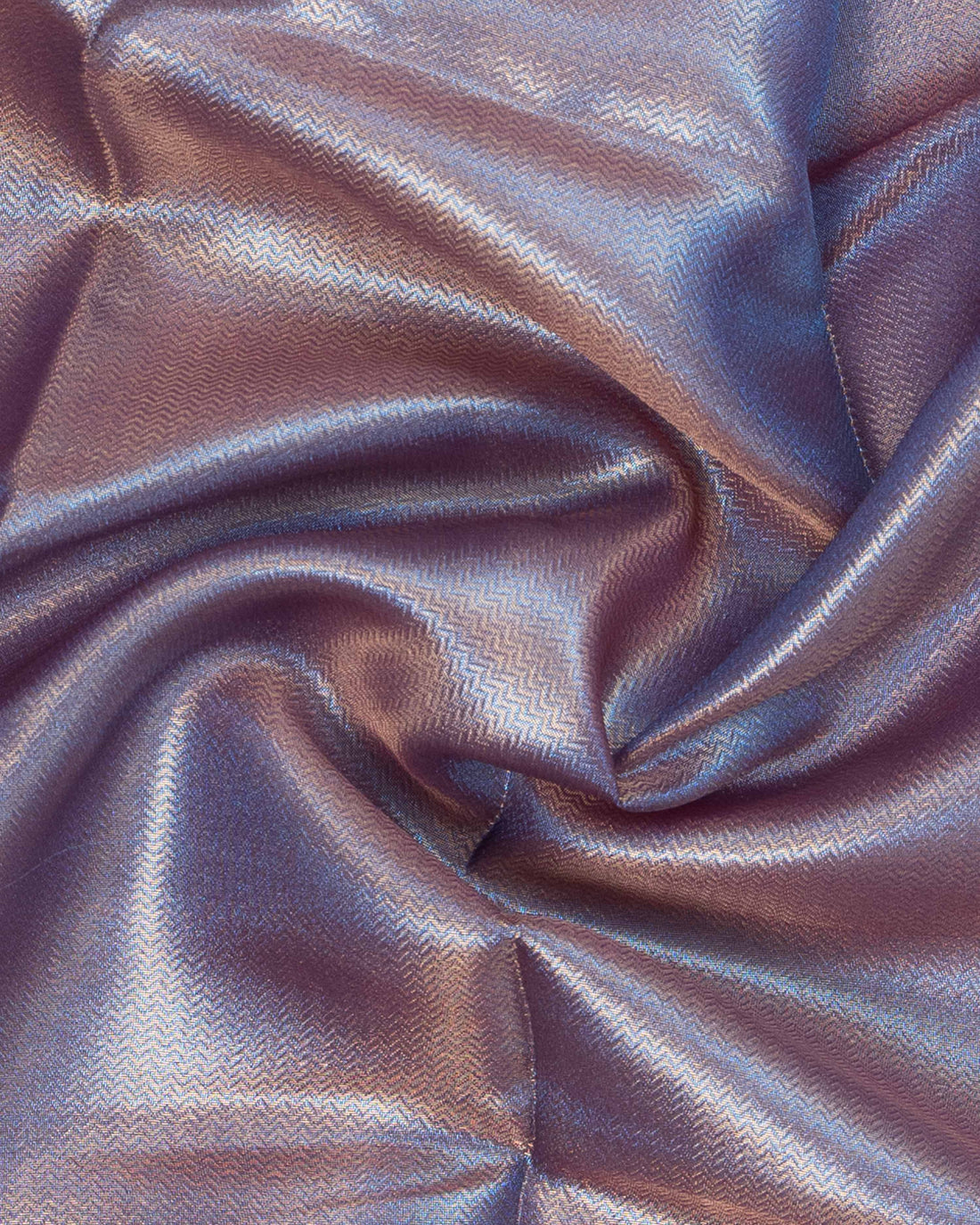 Ethnic Solid Tissue Saree - Blue