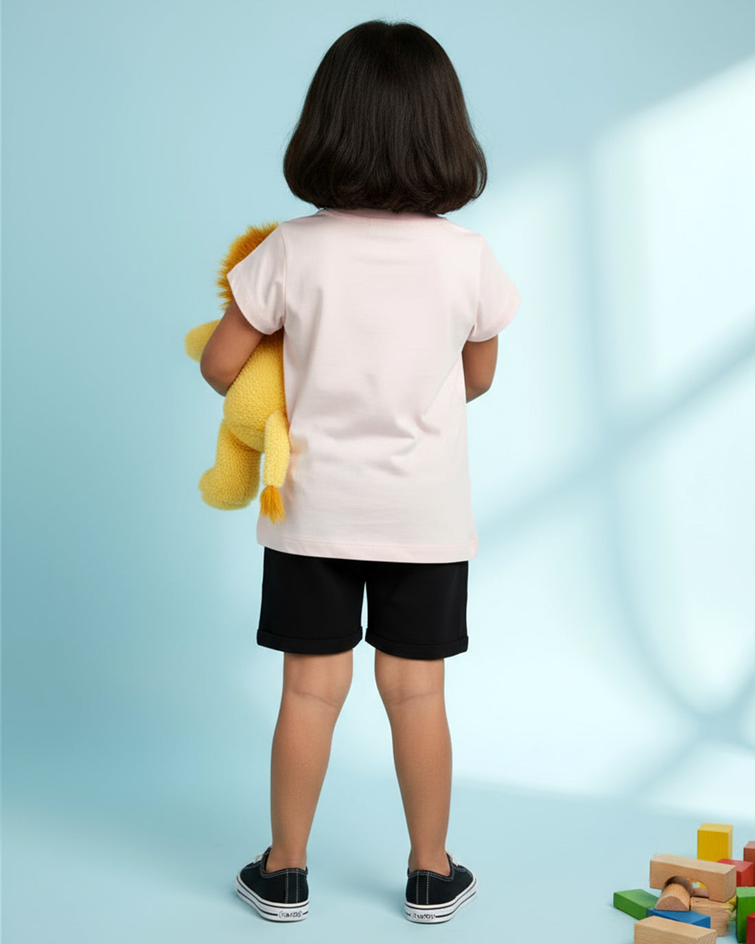 Girls' Graphic Print Crew Neck T-Shirt - White