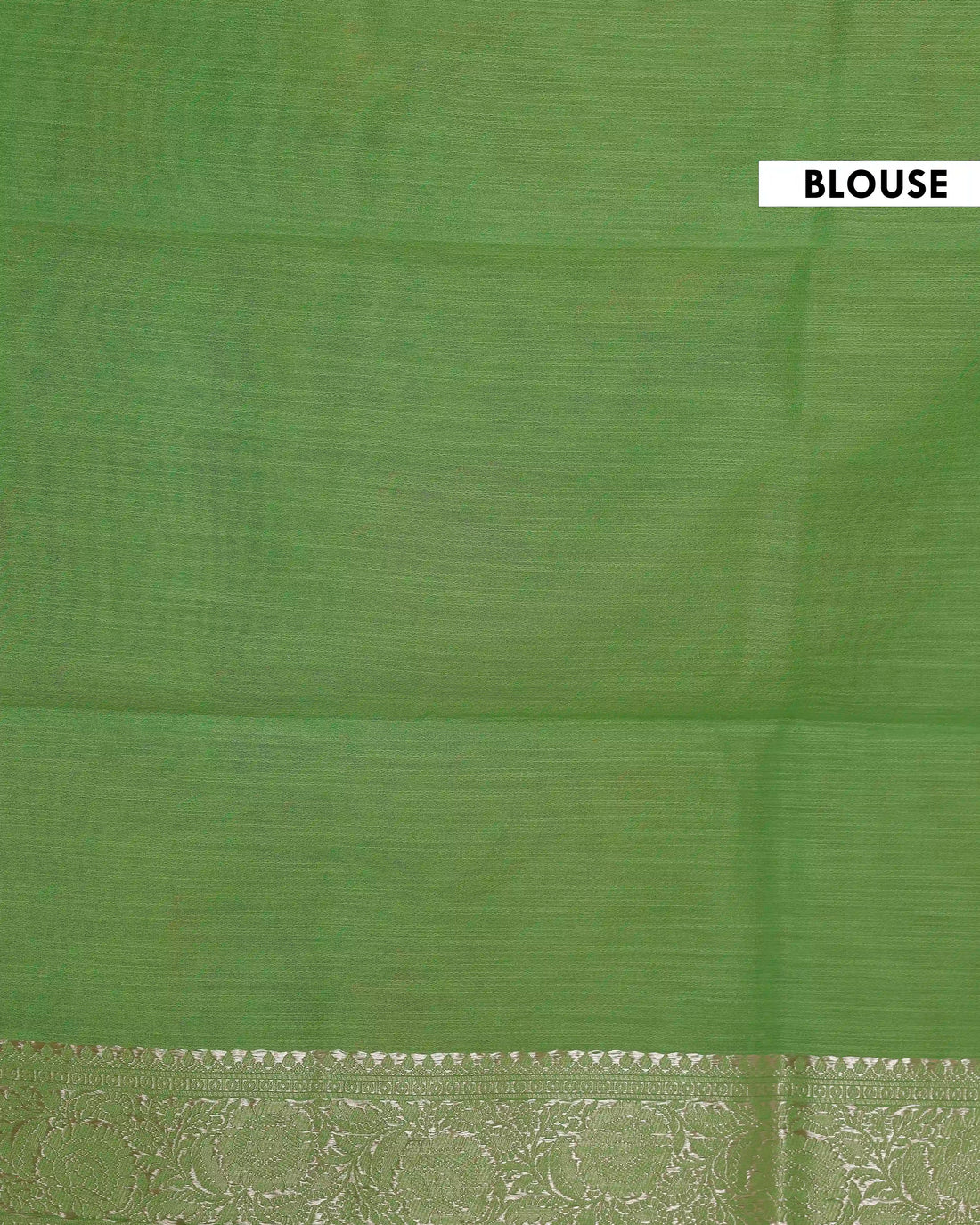 Rainbow Cotton Saree with Intricate Floral Butta Design and Rich Woven Border - Green