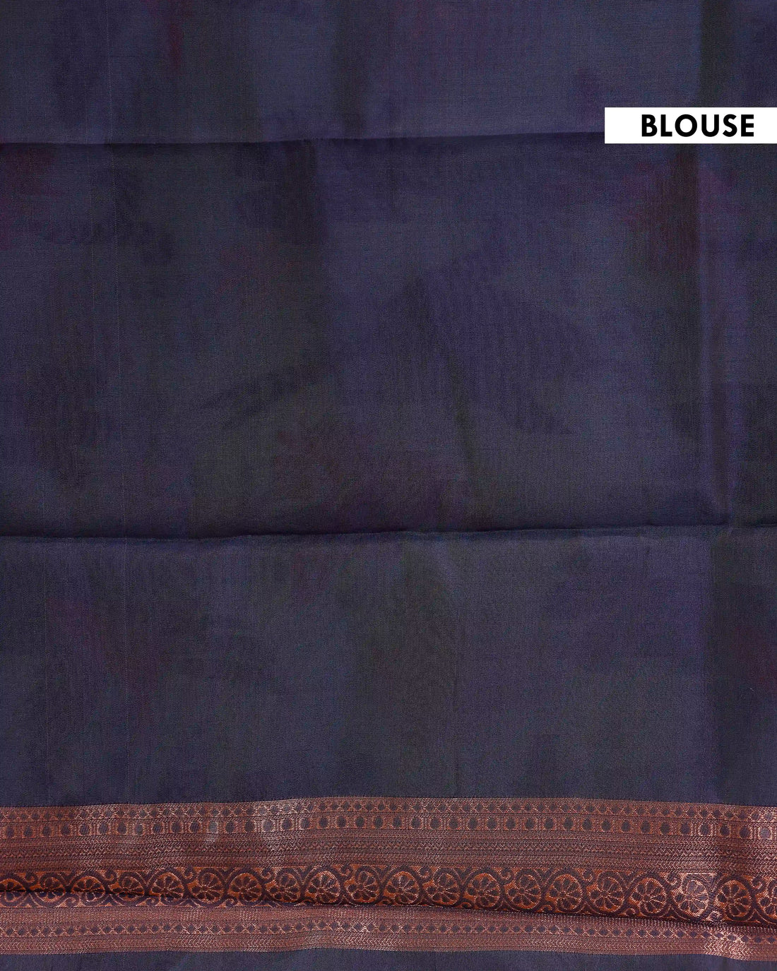 Handloom Rainbow Cotton Saree with Bird and Floral Motifs and Intricate Woven Border - Blue