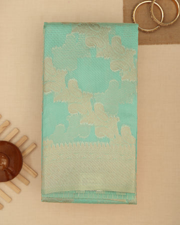 Green Color Raw Silk Saree